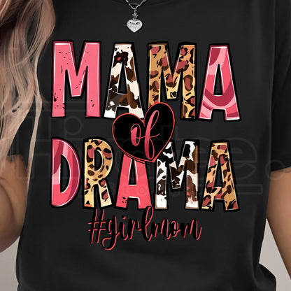 "MAMA Print" – Fashion Round Neck Spring Holiday Graphic Top