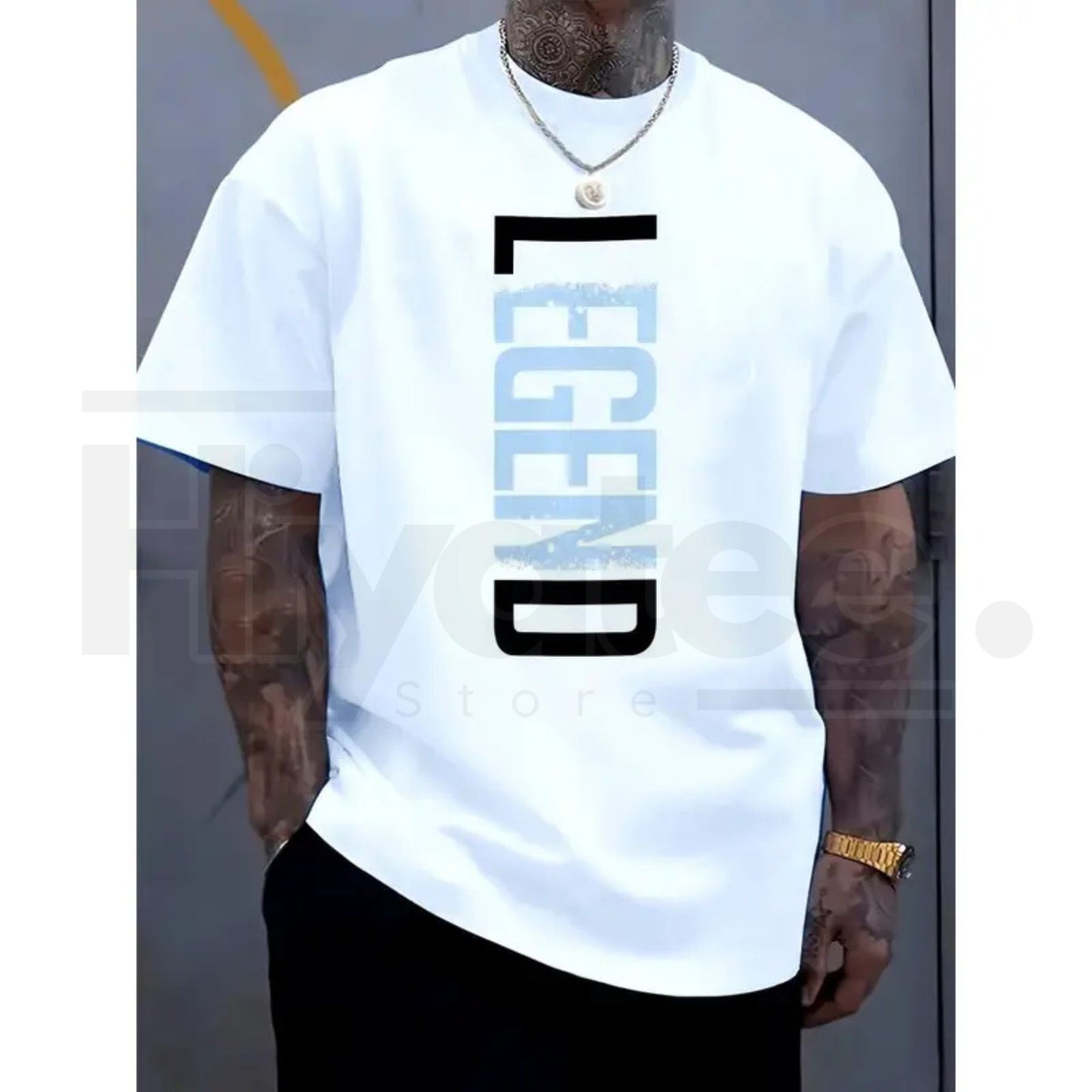 "Legend" Vertical Print – Modern Oversized Streetwear Graphic Top