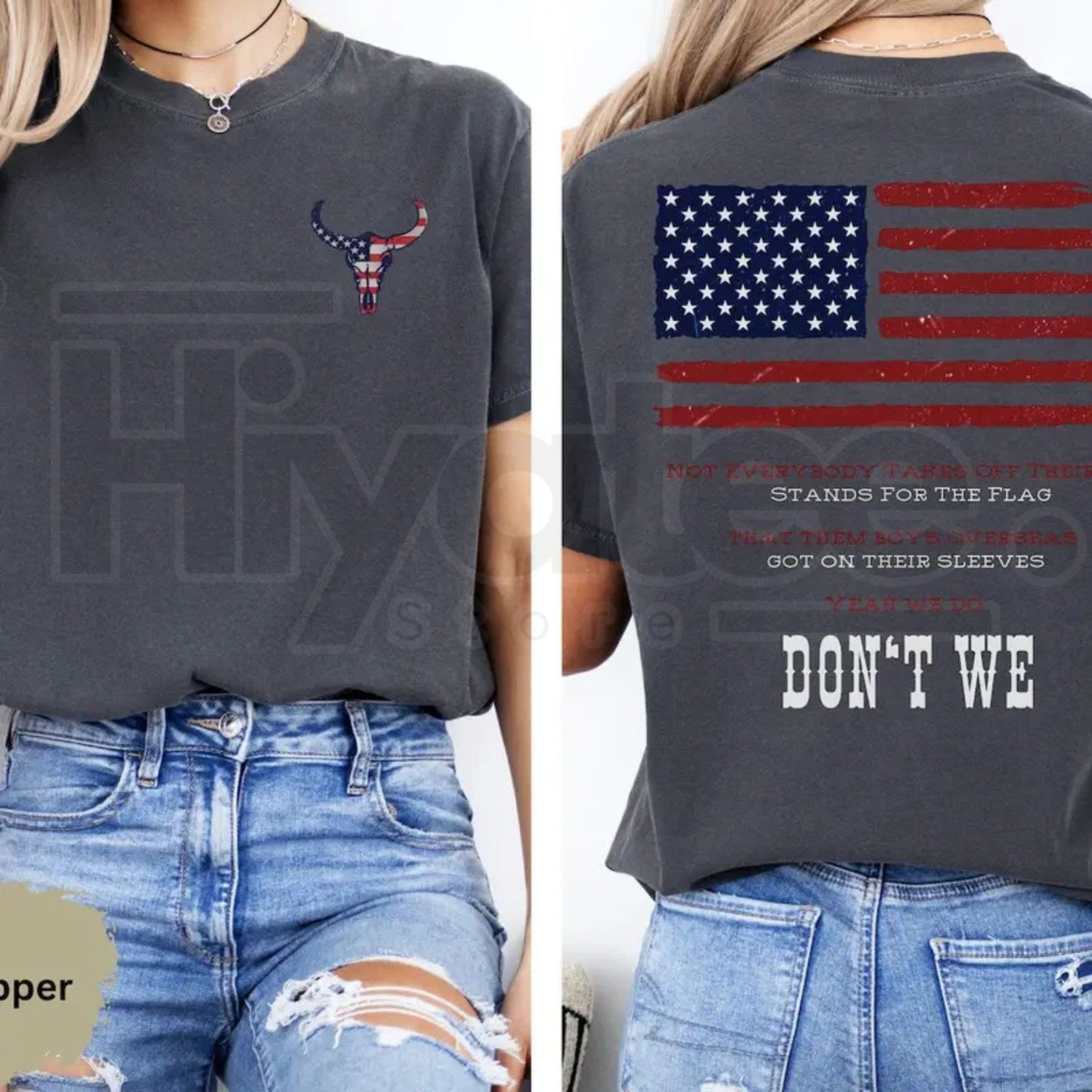Morgan Vintage Don't We T-Shirt – Still the Problem 2026 Tour American Flag Tee
