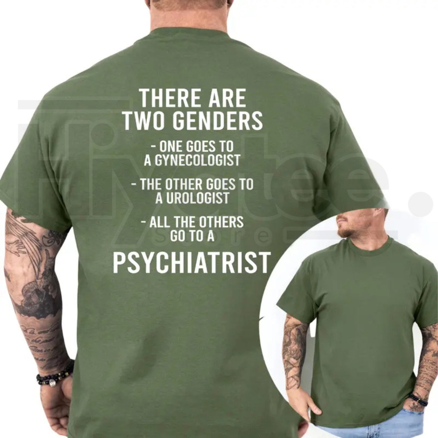 "There Are Two Gndrs" – Bold Sarcastic Political Statement Top