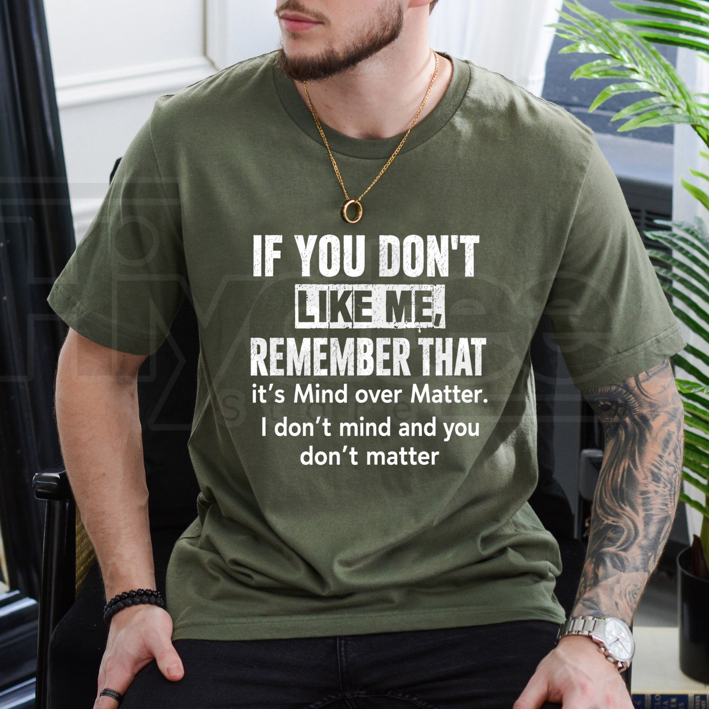 Mind Over Matter T-Shirt – Inspirational Mindfulness Graphic Tee