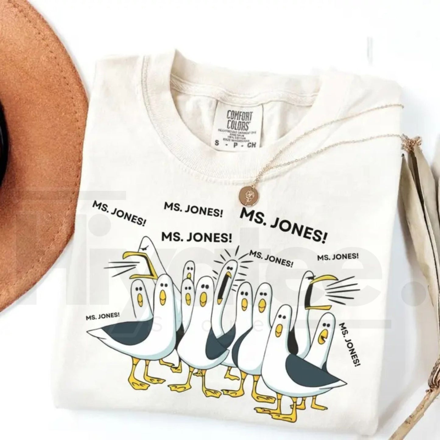Comfort Colors® Custom Seagull Teacher Shirt – Funny Personalized Appreciation Tee