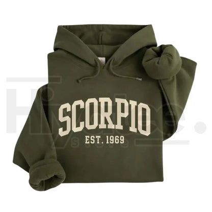 Full 12 Zodiac Minimalist Hoodie
