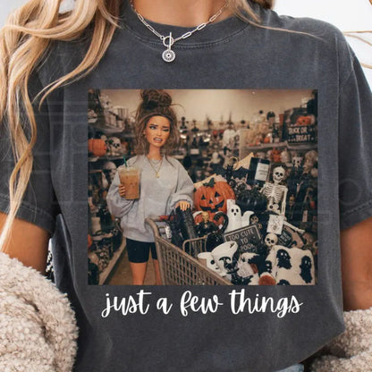 Comfort Colors Just A Few Things Halloween Doll Face T-Shirt