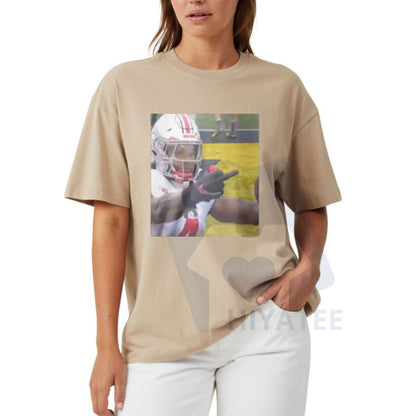 Jeremiah Smith Flips Off Michigan Fan T-Shirt – Football Tee Gift for Unisex