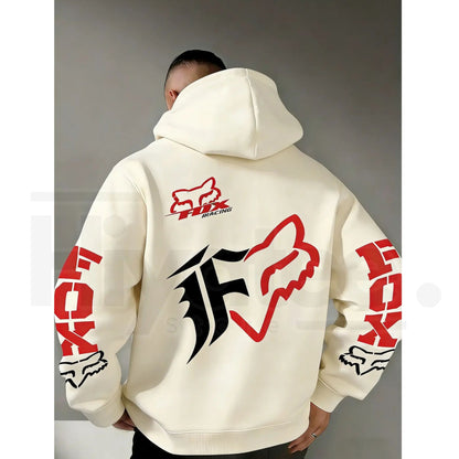 Sport-Themed Outdoor Lover’s Hoodie – Warm Breathable Cotton Blend, Loose Fit Fall & Winter Casual Pullover