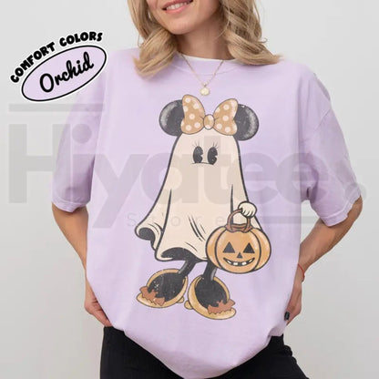 Retro Signature Halloween Shirt Trick or Treat Spooky Party Tee