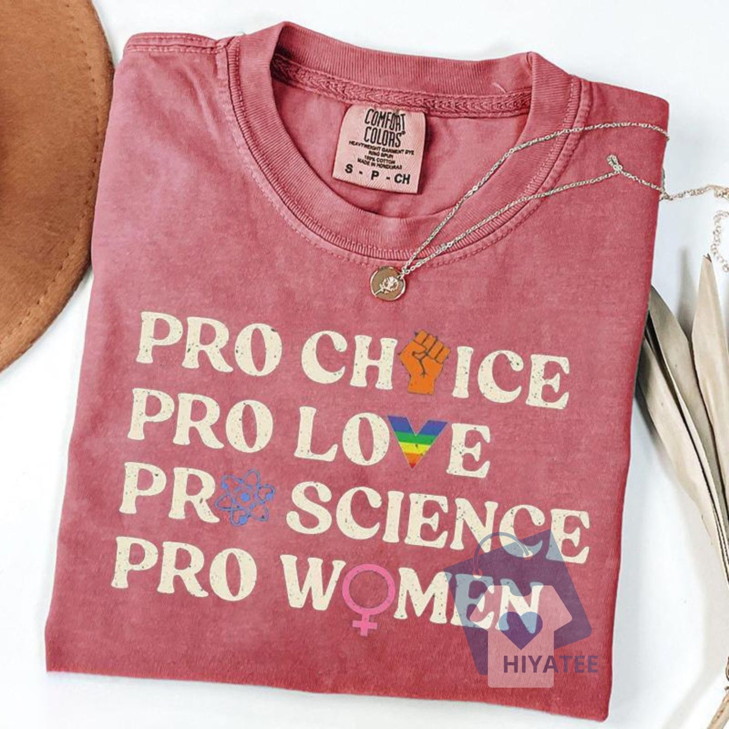 Comfort Colors Pro-Choice Women’s Rights Shirt – Feminist Activist Tee, LGBTQ Pride & Social Justice Apparel