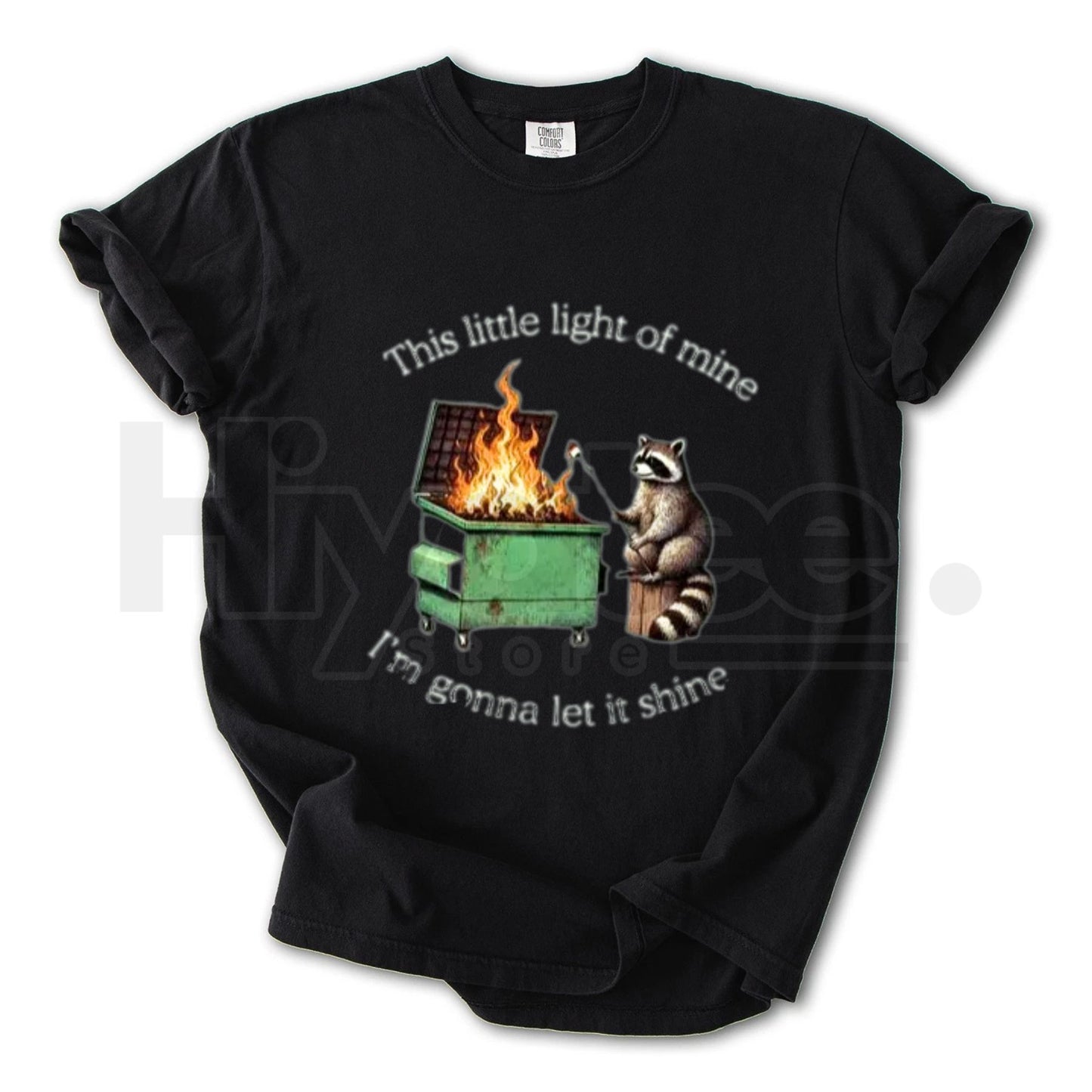 Comfort Colors® Dumpster Fire Raccoon T-Shirt