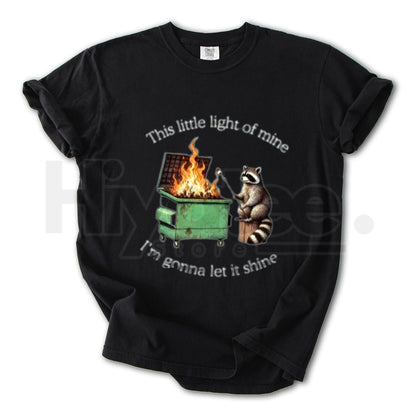 Comfort Colors® Dumpster Fire Raccoon T-Shirt