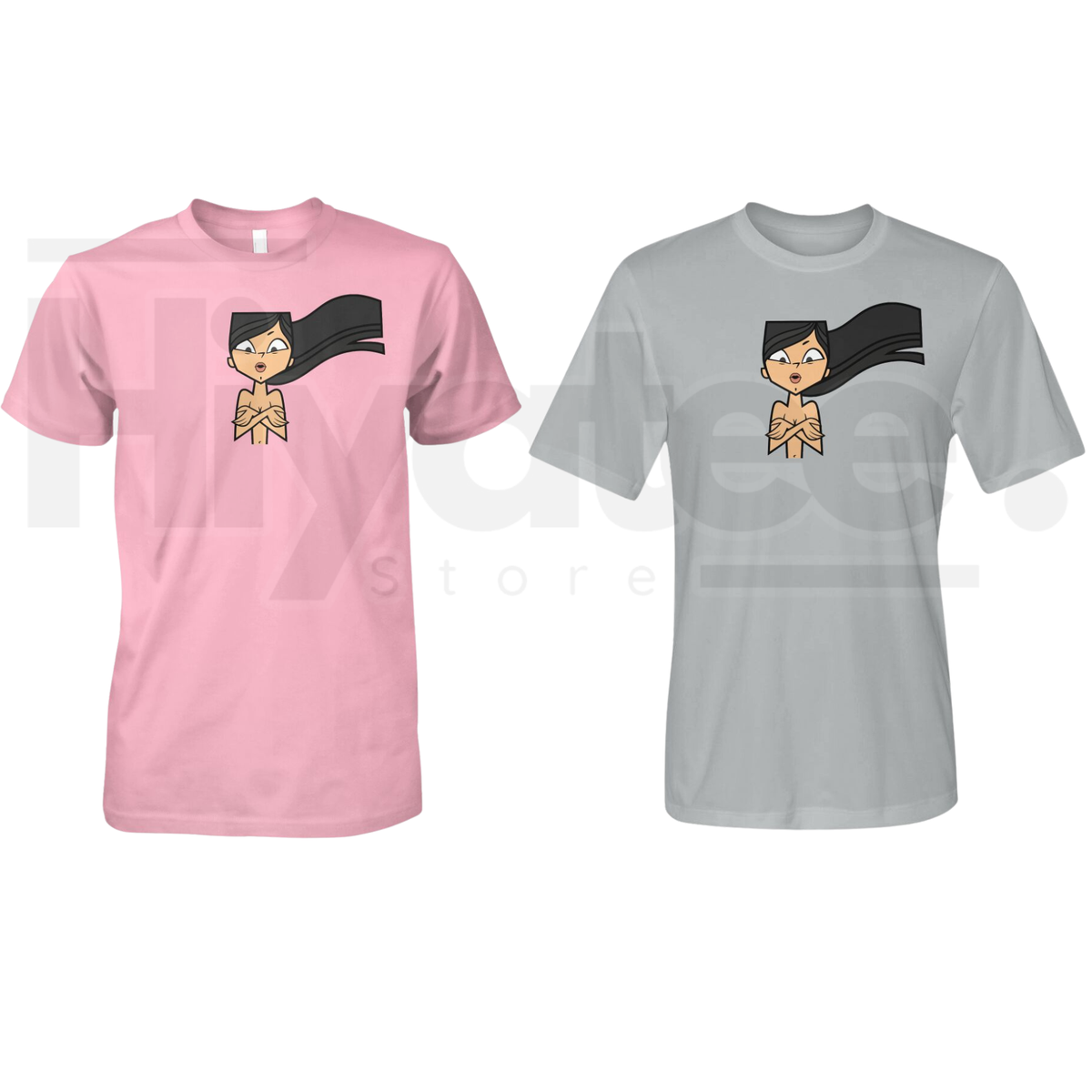 Total Drama Island Heather Ripped Off T-Shirt – Vintage 2000s Cartoon Graphic Tee