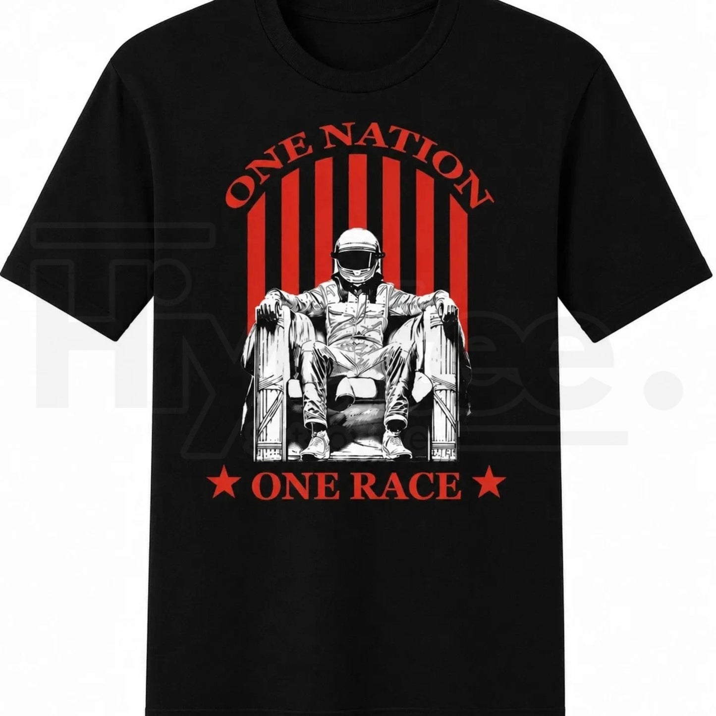 "Freedom 250 Grand Prix" – One Nation One Race Patriotic Graphic Top
