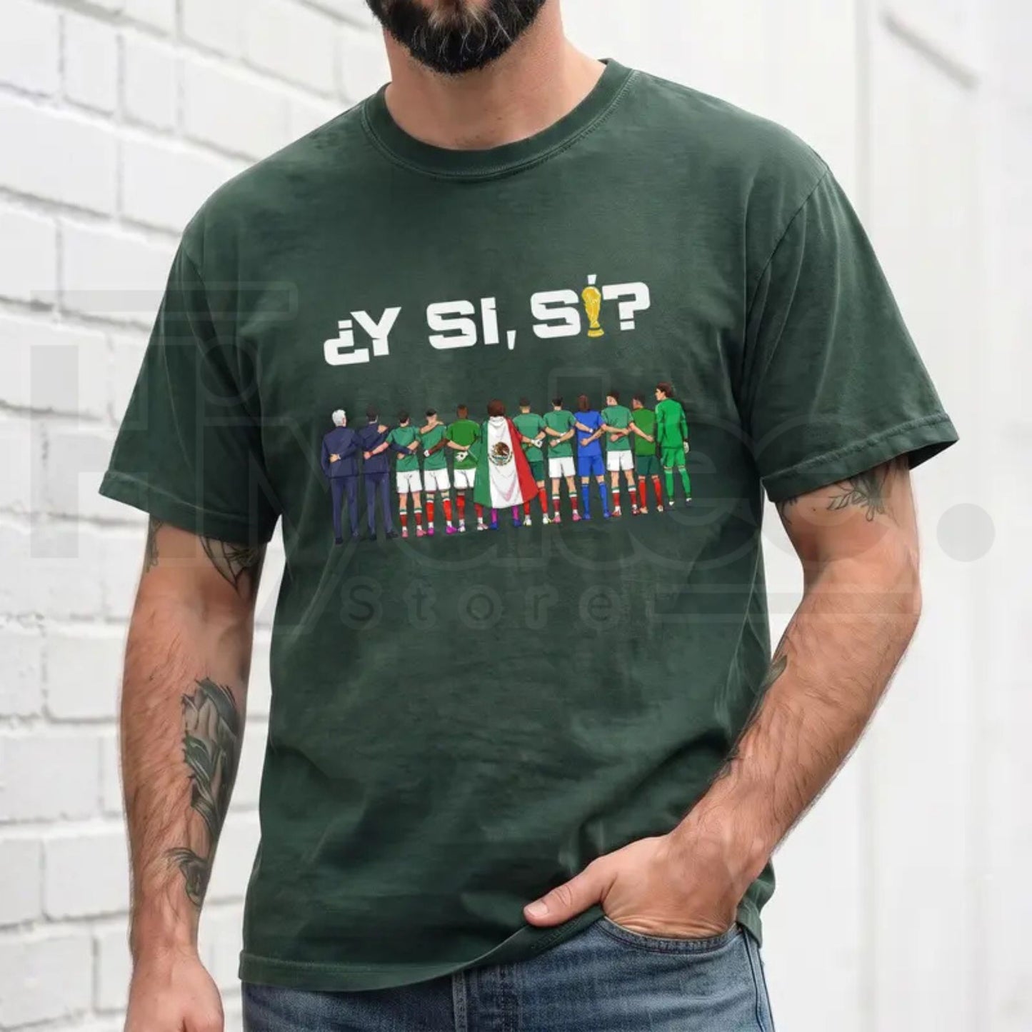 BojjiCo Y Si Si A Huevo Que Si Soccer Team Shirt – Funny Spanglish Chicano Quote Urban Streetwear