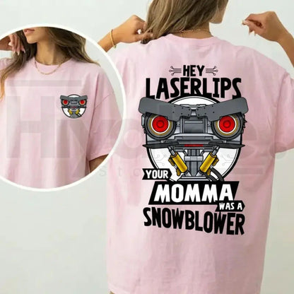 Short Circuit Laser Lips T-Shirt – Classic 80s Movie Parody Tee
