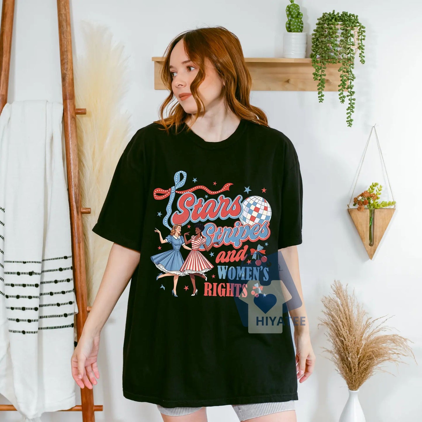 Stars, Stripes & Women’s Rights – Feminist 4th of July Tee