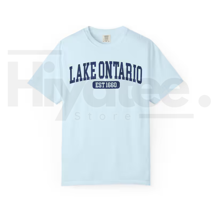Lake Ontario Est 1660 T-Shirt Funny Canada Trump Tariff Satire Tee
