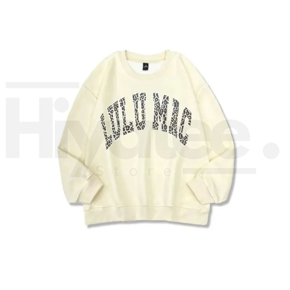 LULUMAC Women's Letter Print Crew Neck Sweatshirt – Casual Cozy Long Sleeve Pullover