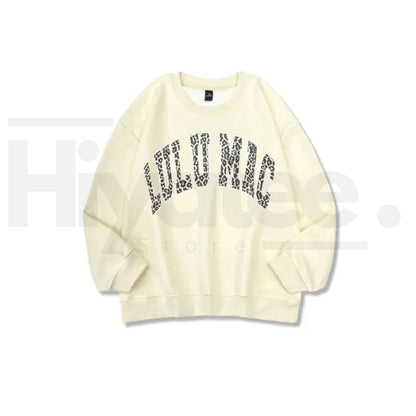 LULUMAC Women's Letter Print Crew Neck Sweatshirt – Casual Cozy Long Sleeve Pullover