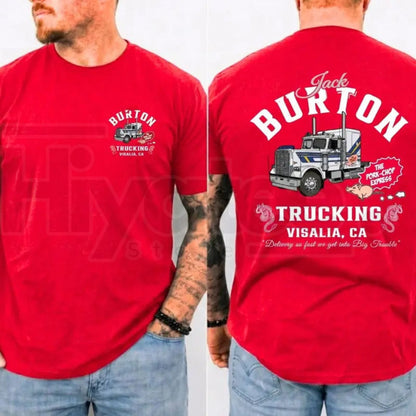 Jack Burton Trucking T-Shirt – Vintage Big Trouble in Little China Trucker Graphic Tee