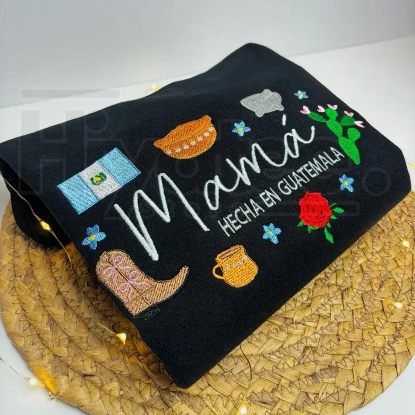 "Mamá Hecha en México" Embroidered Sweatshirt – Premium Mother’s Day Heritage Crewneck