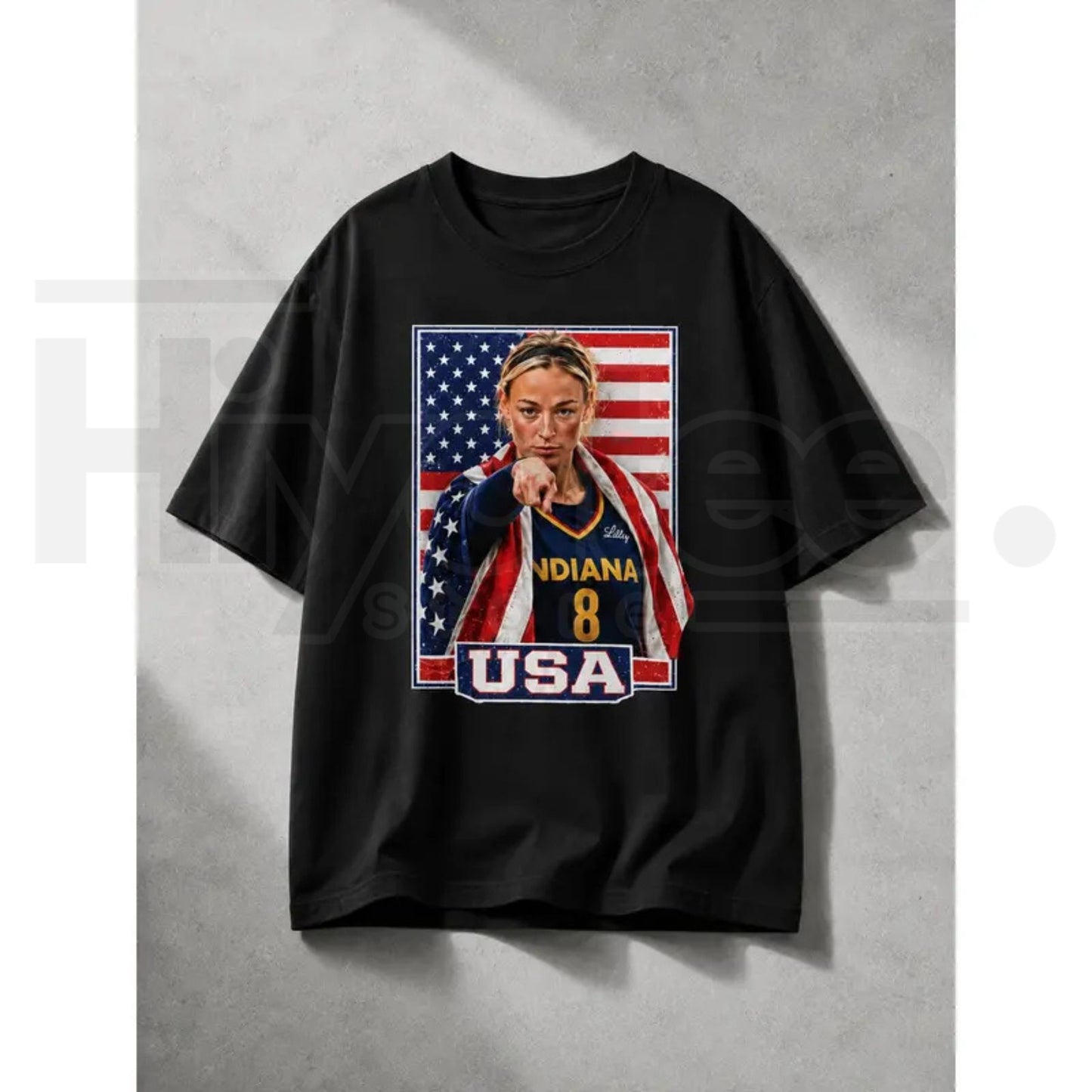 Sophie Cunningham USA Pride Graphic Tee – Patriotic Basketball Fan Shirt