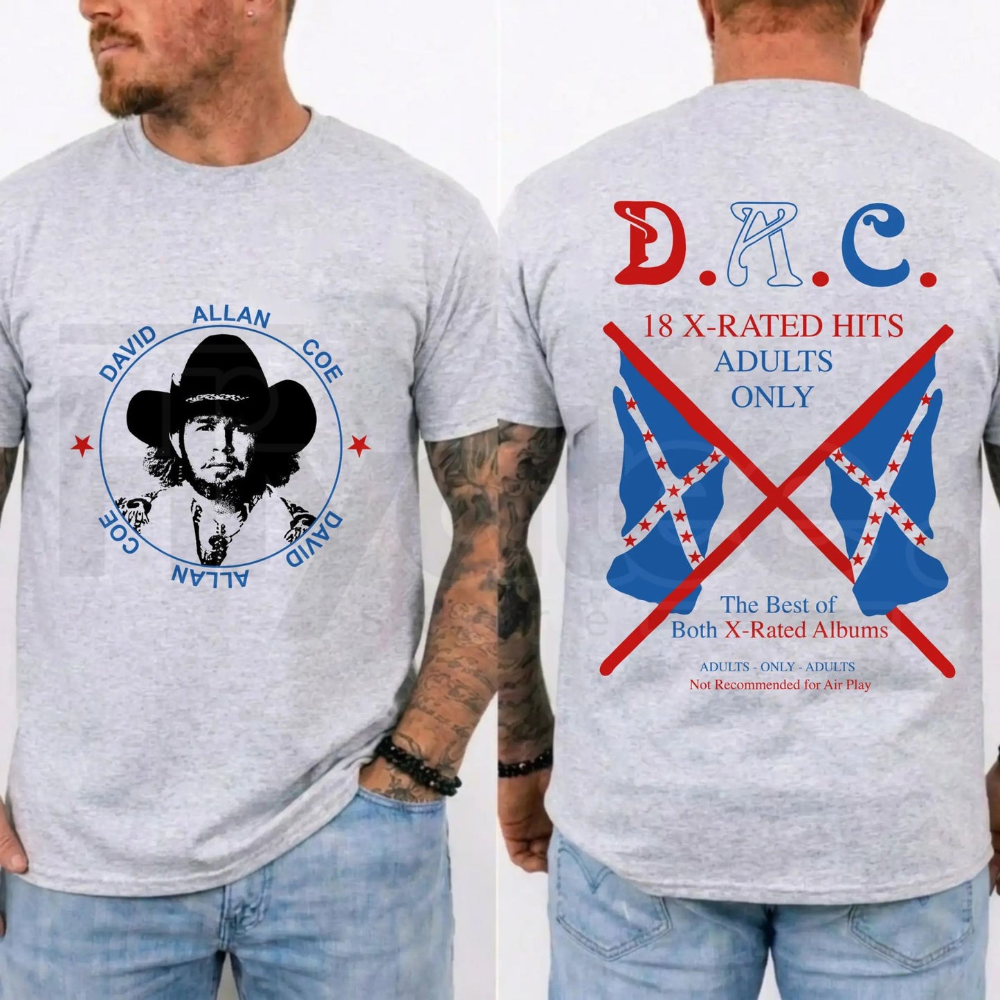 David Allan Coe T-Shirt – Outlaw Country Music Vintage Graphic Tee