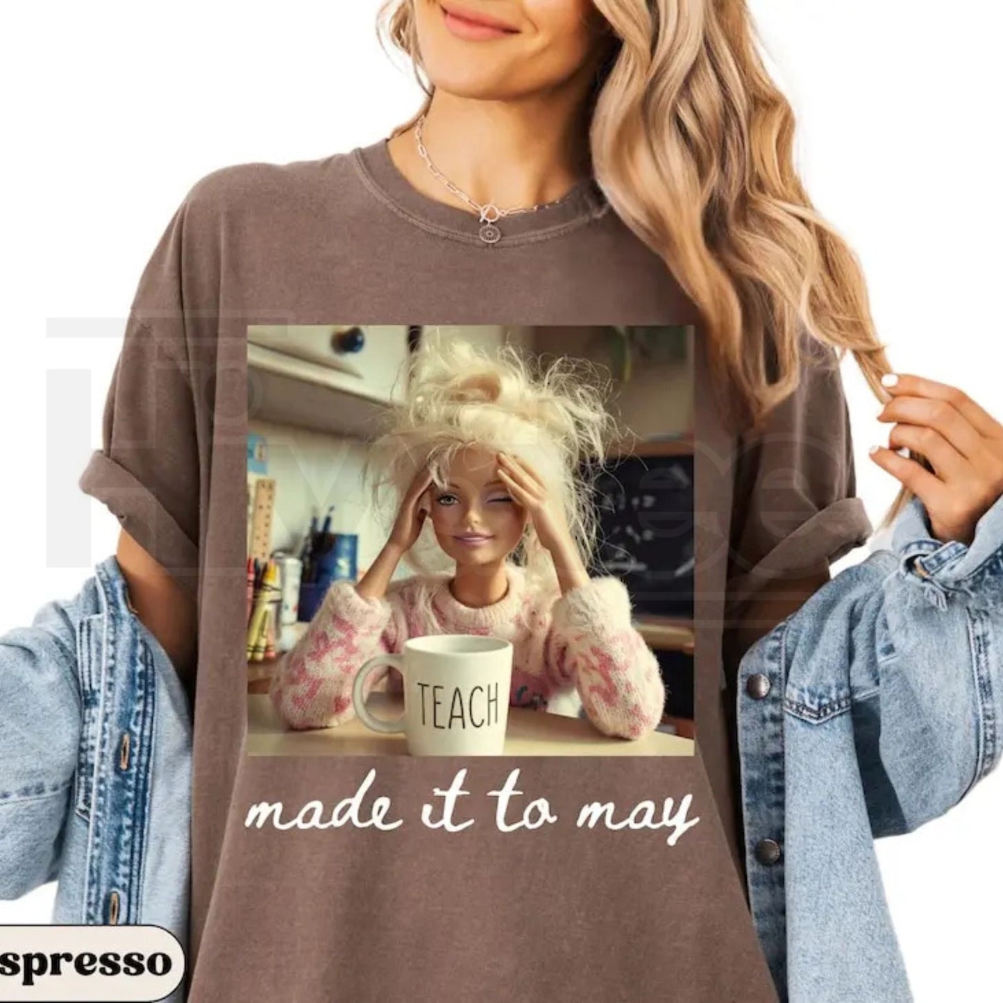 Comfort Colors® Last Day of School Teacher Doll Face Meme Shirt – Funny Summer Break Tee