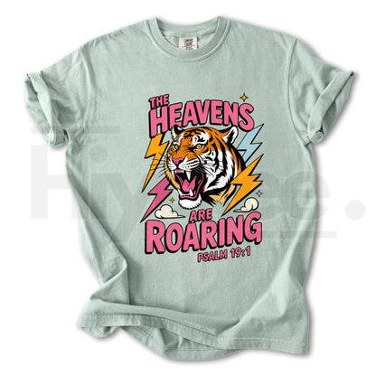 Roaring Heavens Heavy Cotton Unisex Graphic T-Shirt