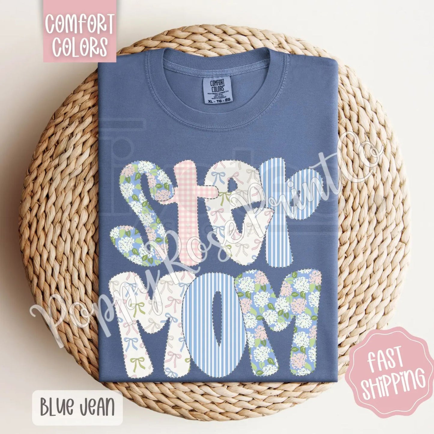 Comfort Colors® Custom Mom & Grandma T-Shirt – Personalized Mother’s Day Gift