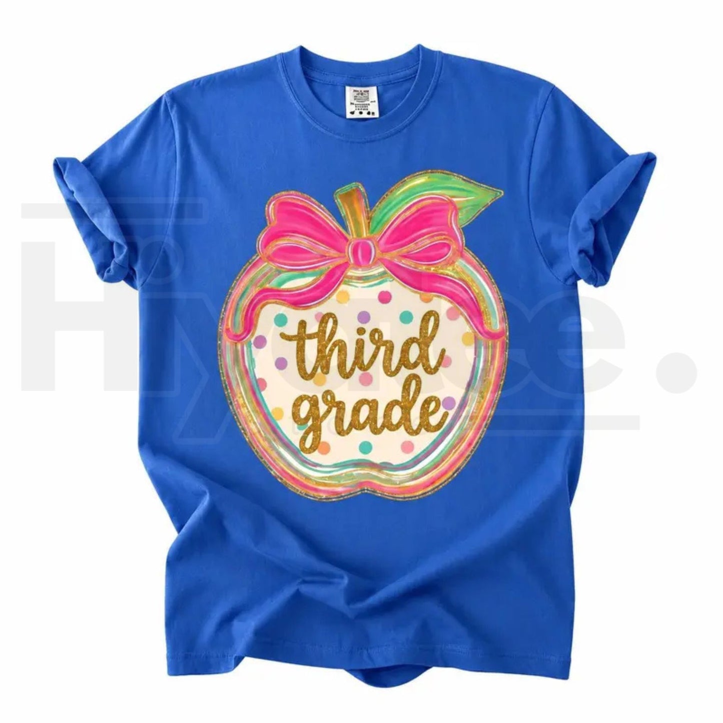 Comfort Colors Pink Gingham Apple Teacher Shirt – Preppy Back to School Tee for Pre-K to 4th Grade
