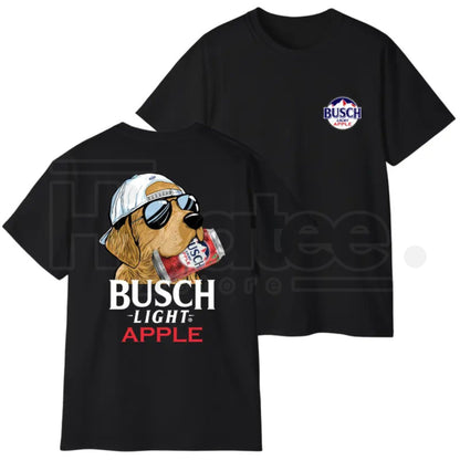 "The Golden Happy Hour" – Funny Retriever Beer Can Graphic Top