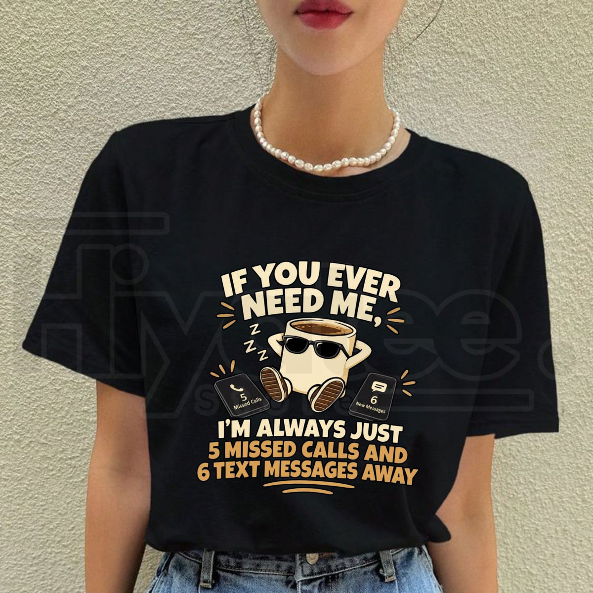 5 Missed Calls Funny T-Shirt – Introvert Humor Tee - Hiyatee