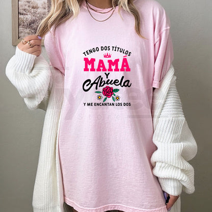 "Tengo Tanto Tiempo Mama y Abuela" – Humorous Spanish Grandma Graphic Top