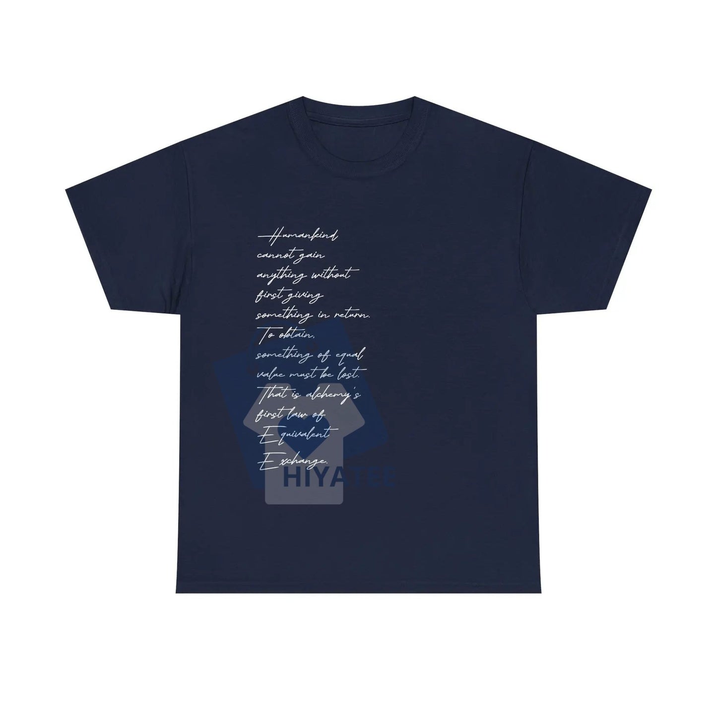 "Equivalent Exchange" T-Shirt – Fullmetal Alchemist Anime Fan Apparel