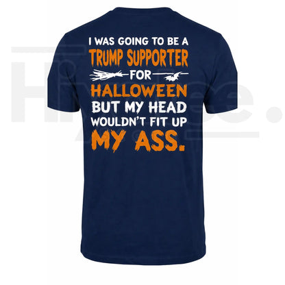 Funny Political Halloween T-Shirt – Sarcastic Bat Quote Back Print Graphic Tee