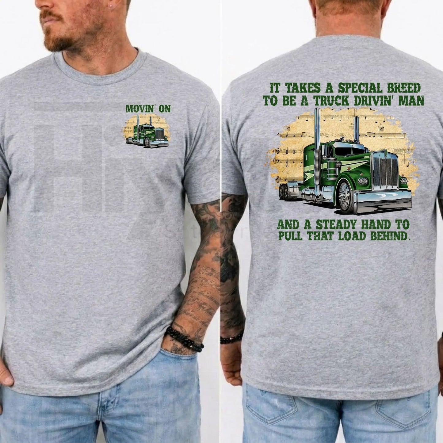 Movin' On Trucker T-Shirt – Vintage 70s TV Show Retro Big Rig Graphic Tee