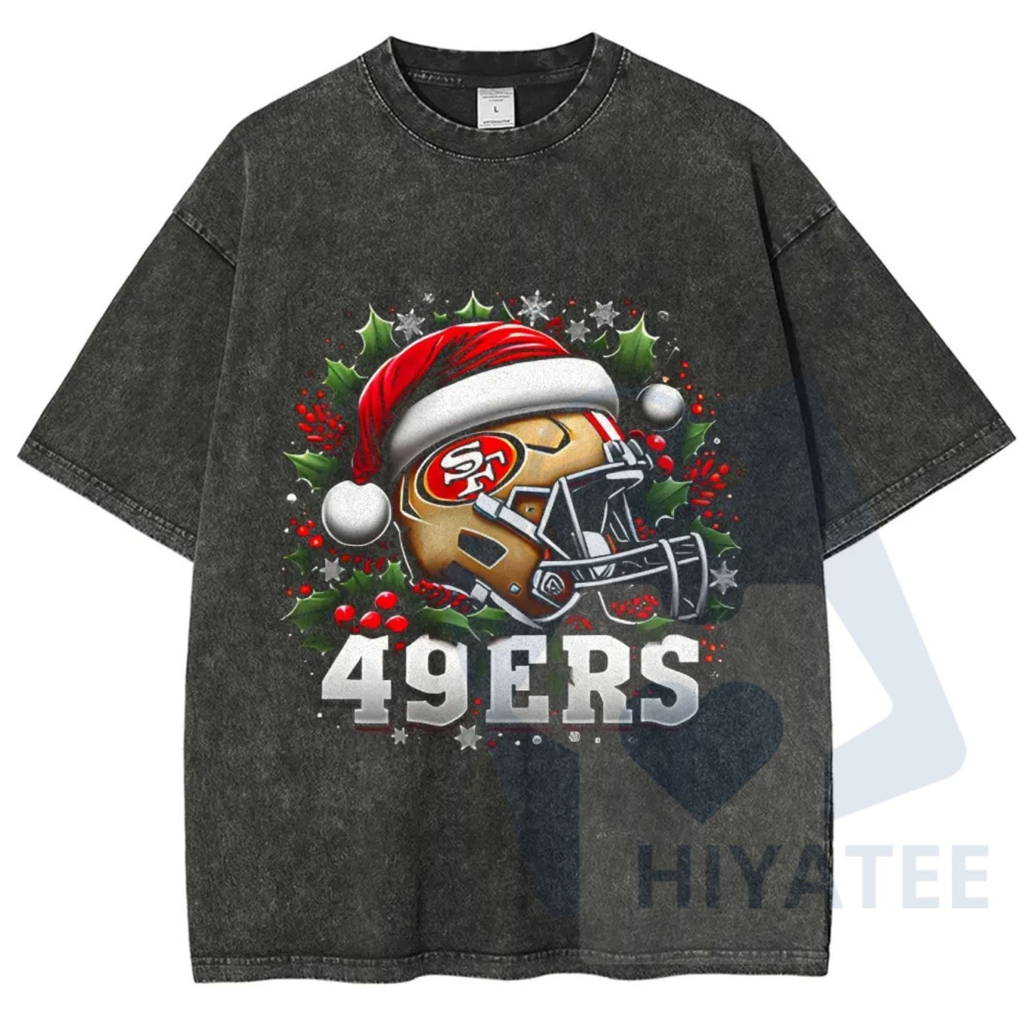 Fun Print Unisex Washed T-Shirt – Retro Graphic Tee, Comfortable Casual Cotton