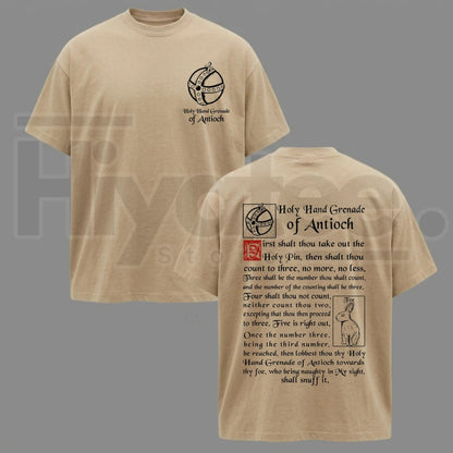 The Holy Hand Grenade of Antioch T-Shirt – Funny 1975 Meme Graphic Tee