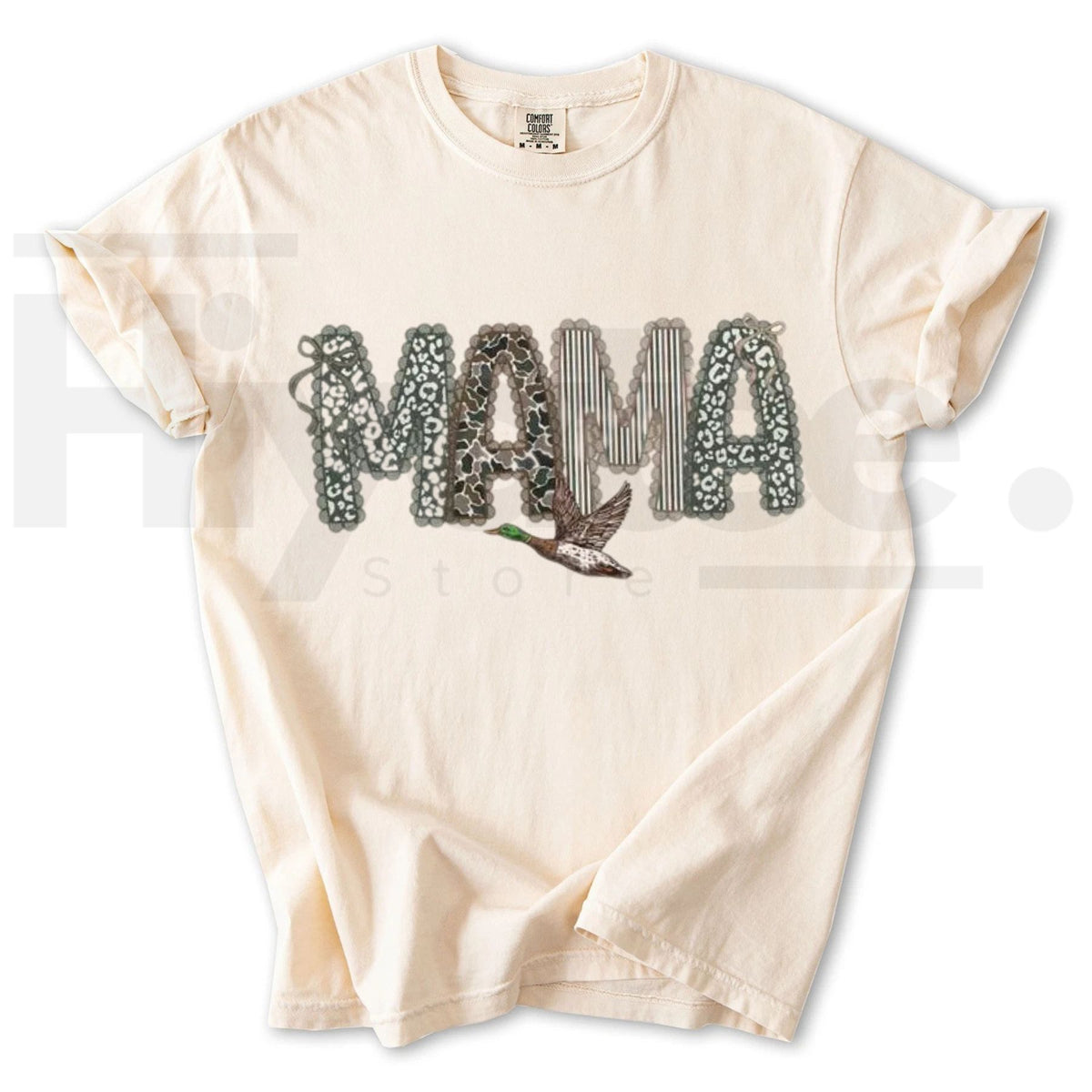 Comfort Colors Mom And Dad Camo Matching Pregnancy Announcement Tee