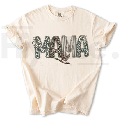 Comfort Colors Mom And Dad Camo Matching Pregnancy Announcement Tee