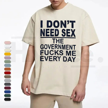 "Government Fk Me Every Day" – Funny Sarcastic Political Graphic Top