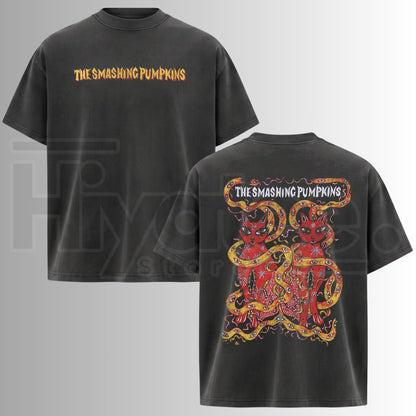 Smashing Pumpkins Vintage Alternative Rock Band T-Shirt – Retro Music Tee