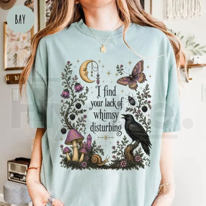 Comfort Colors Lack of Whimsy Crow Witchy Autumn Tee