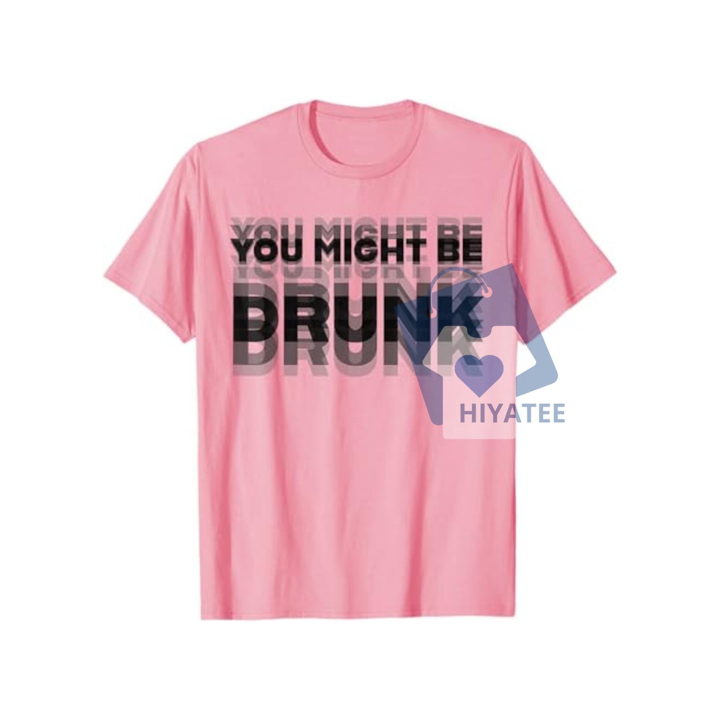 You Might Be Drunk T-Shirt – Men's Funny Summer Graphic Tee, 100% Cotton Crew Neck Shirt, Gradient Print Casual Top