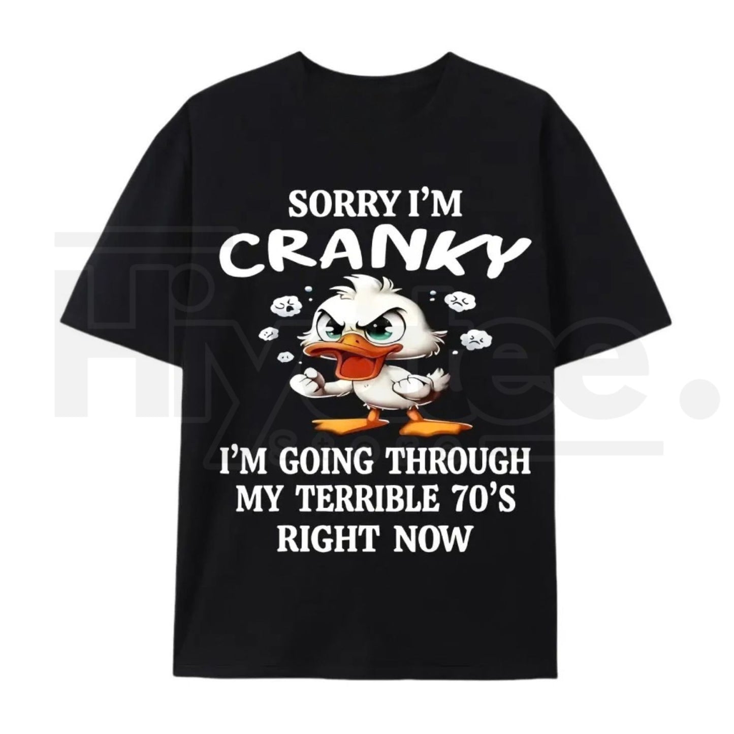 Funny 70s Duck Graphic Tee – Cute Retro Aesthetic 100% Cotton Unisex Shirt