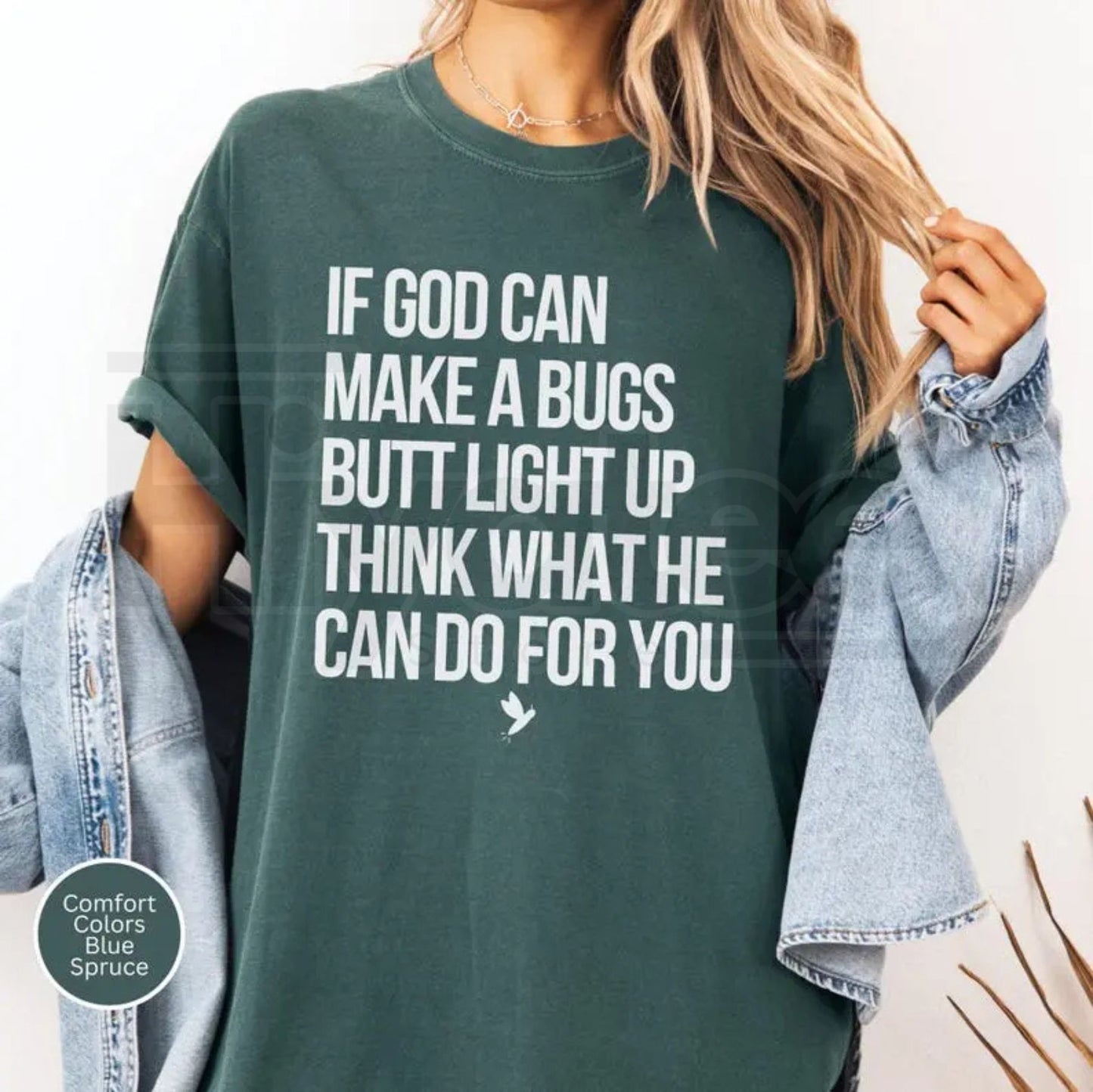 Comfort Colors® Funny Christian Shirt – Sarcastic Humor Religious Scripture T-Shirt