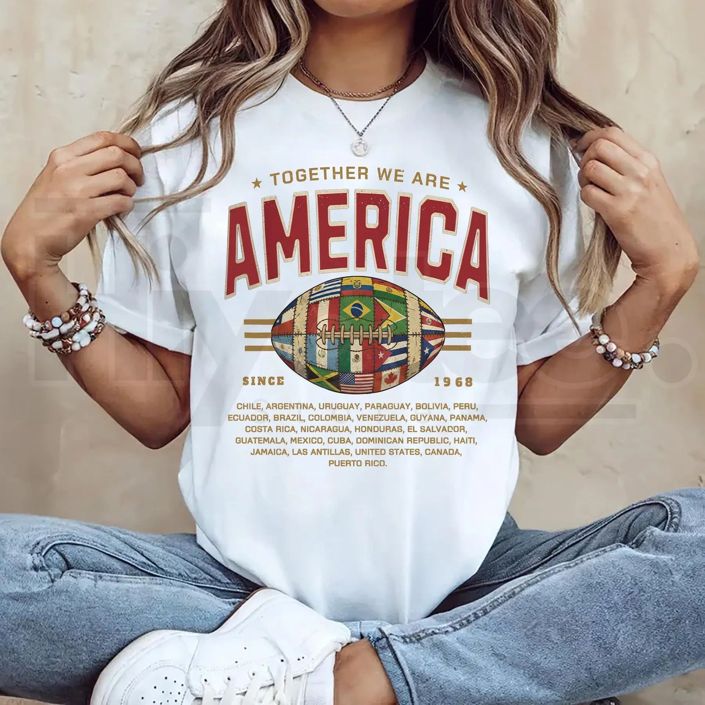 Together We Are America Shirt – Latin American Pride Comfort Colors® T-Shirt, Hispanic Heritage Puerto Rico Unisex Tee