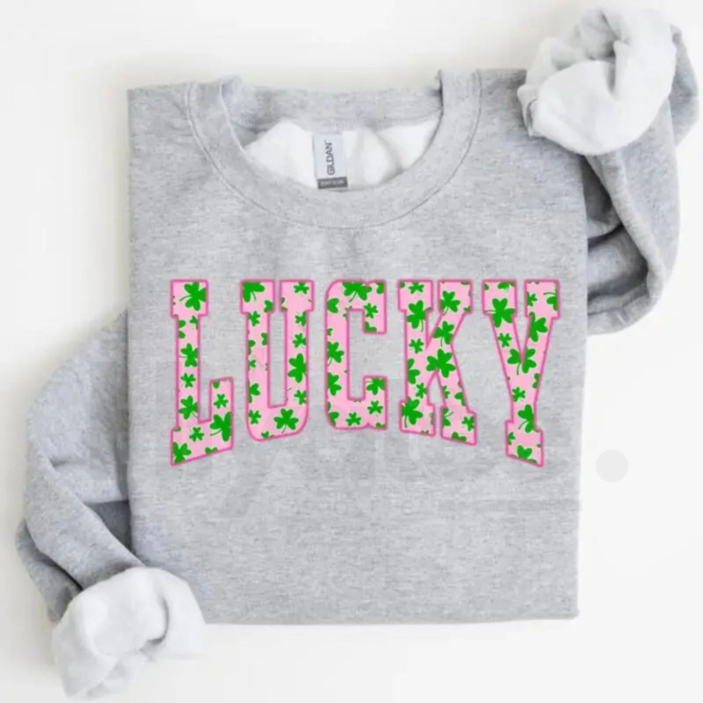 Lucky Clover Sweatshirt: Cute St. Patrick’s Day Green Shamrock Crewneck