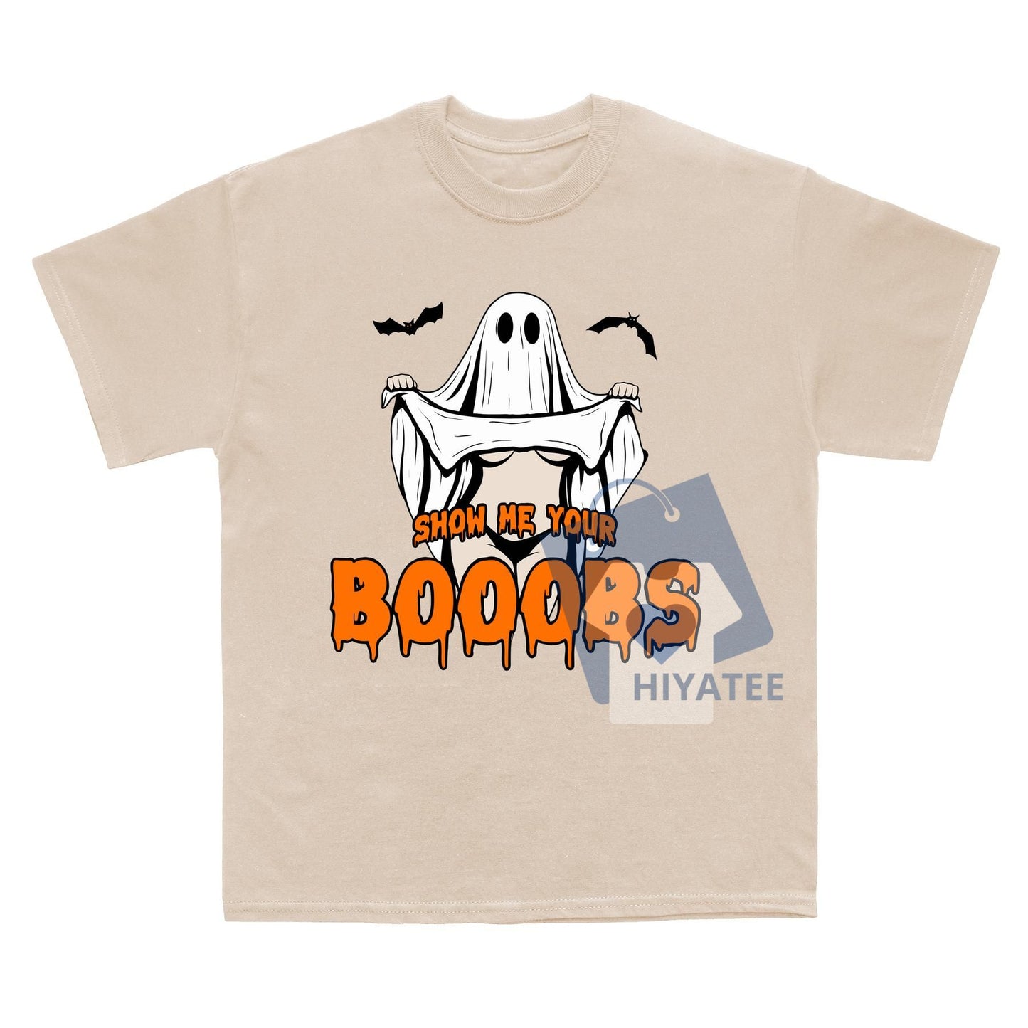 Funny Halloween Ghost T-Shirt – Spooky Season Tee with Trendy Sublimation Print