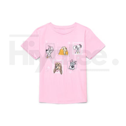Disney Food Girls Short Sleeve Graphic T-Shirt – Cute Theme Park Snacks Tee, Casual Vacation Apparel for Kids